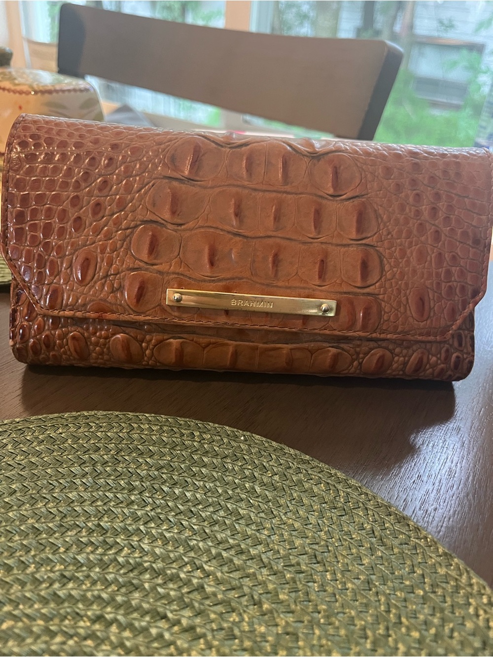 Brahmin Melbourne Cordelia Wallet w/Brahmin Pen/Checkbook
